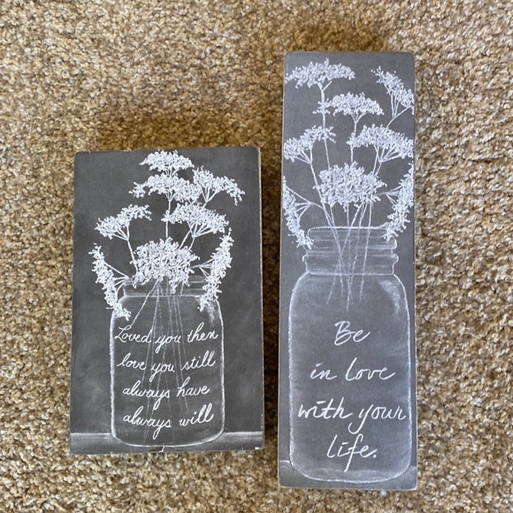 KP Designs Other - Wood decor signs